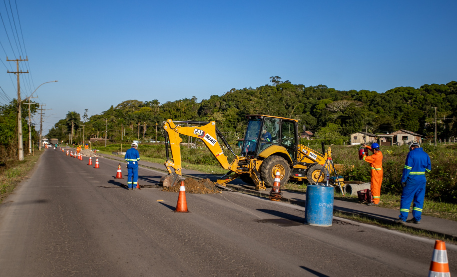 Portos do Paraná inicia obras viárias em Antonina