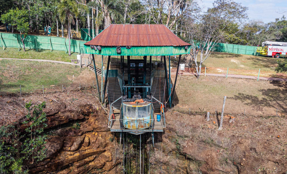 Revitalização do elevador panorâmico vai atrair mais turistas ao Parque de Vila Velha