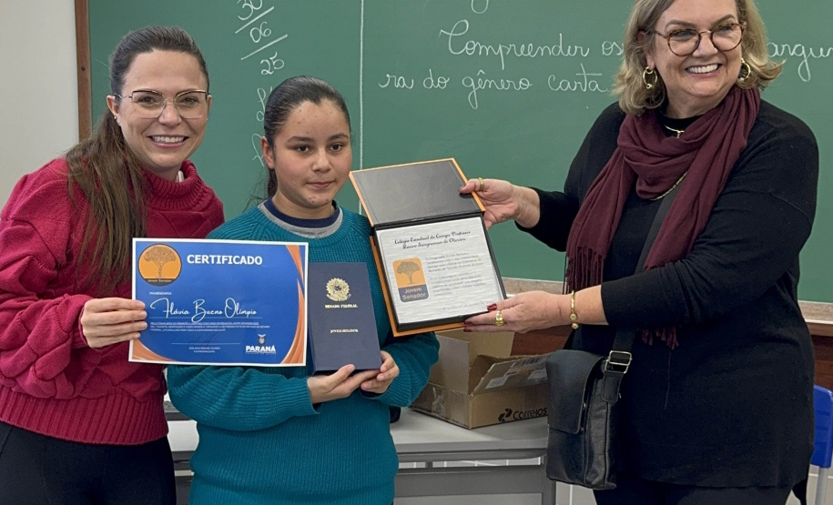 Aluna de Sengés é escolhida para representar o Paraná no programa Jovem Senador