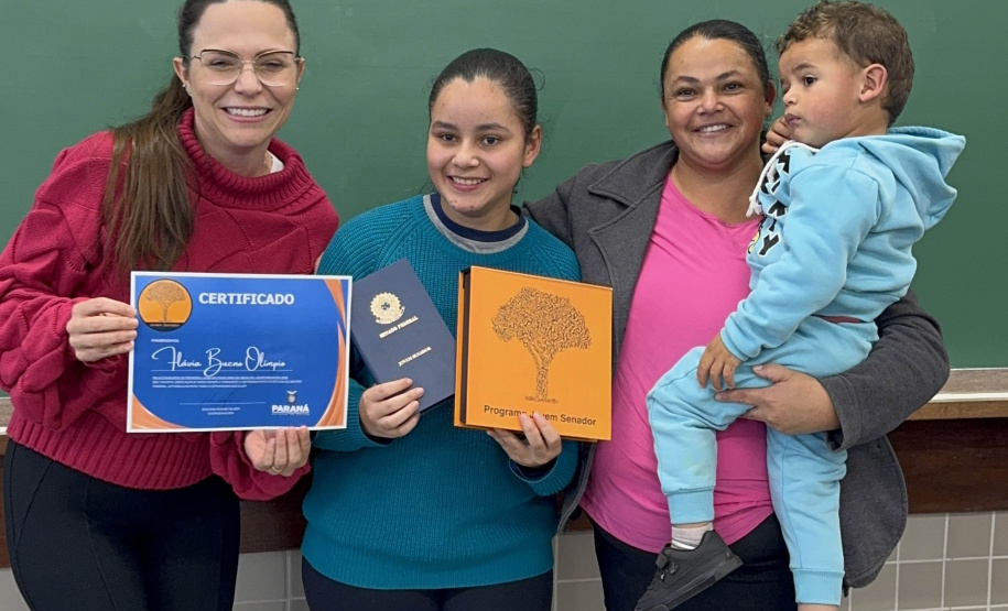 Aluna de Sengés é escolhida para representar o Paraná no programa Jovem Senador