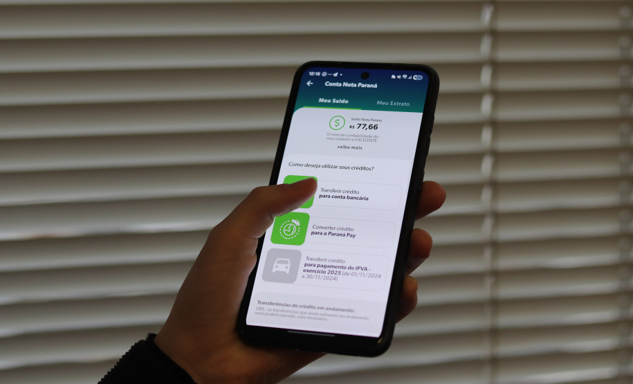 SEFA - Nota Paraná: mais de R$ 123 milhões foram devolvidos em créditos de ICMS em 2025