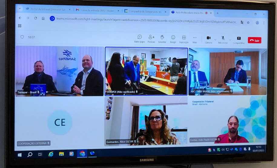 Sanepar participa de cooperação trilateral que levará soluções inovadoras em saneamento e eficiência energética para Honduras