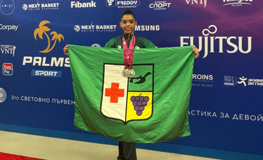 SEED - Jogos Escolares para o mundo: colombense brilha com medalha de prata no Mundial Júnior de Ginástica Rítmica