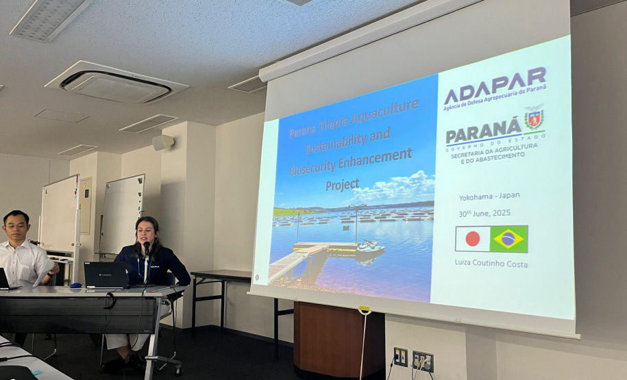 Fiscal da Adapar representa o Brasil em projeto internacional sobre pesca e aquicultura no Japão