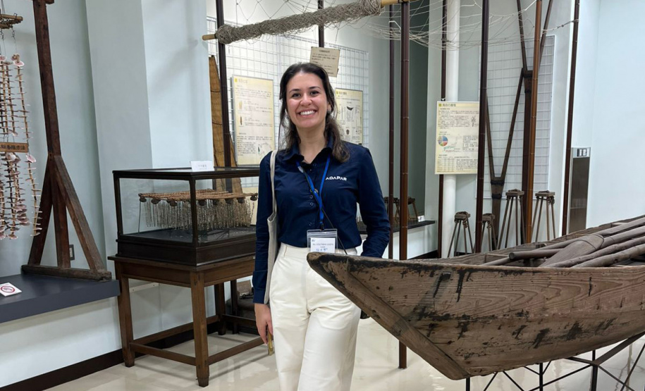 Fiscal da Adapar representa o Brasil em projeto internacional sobre pesca e aquicultura no Japão