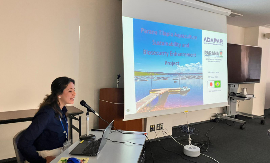 Fiscal da Adapar representa o Brasil em projeto internacional sobre pesca e aquicultura no Japão
