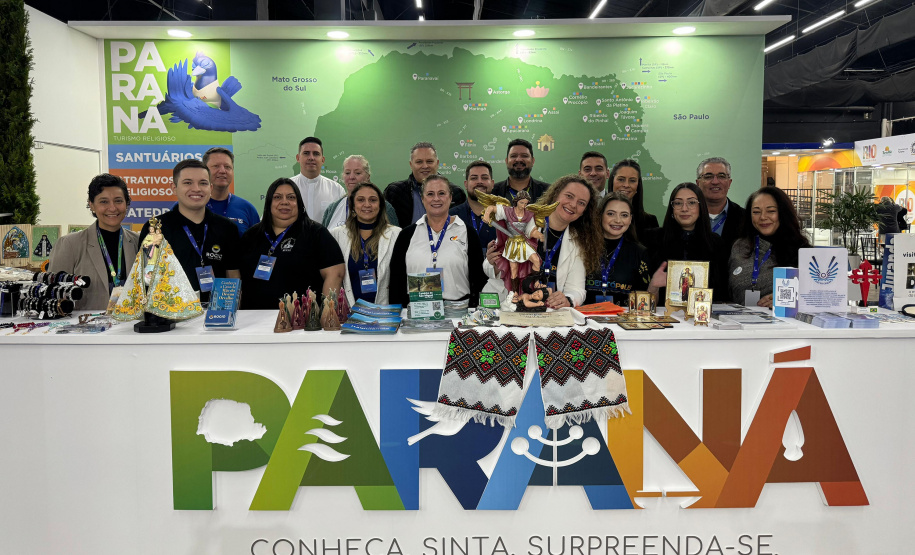 SETU - Estande do Paraná na ExpoCatólica mostra atrativos e produtos da fé, artesanato e gastronomia típica