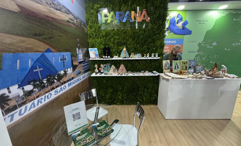 SETU - Estande do Paraná na ExpoCatólica mostra atrativos e produtos da fé, artesanato e gastronomia típica