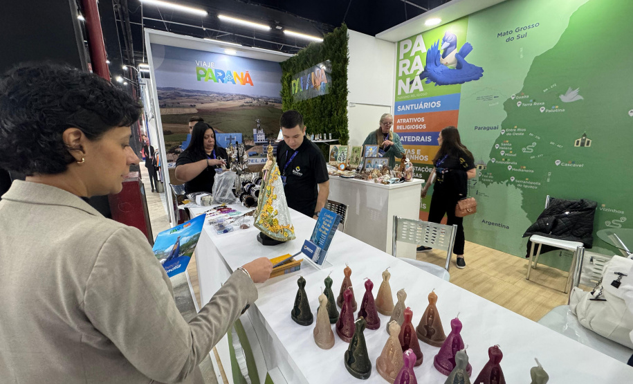 SETU - Estande do Paraná na ExpoCatólica mostra atrativos e produtos da fé, artesanato e gastronomia típica
