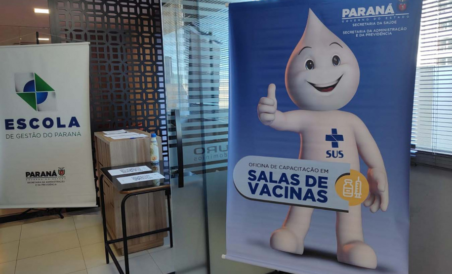 Paraná inicia capacitações para qualificar salas de vacina e ampliar cobertura vacinal