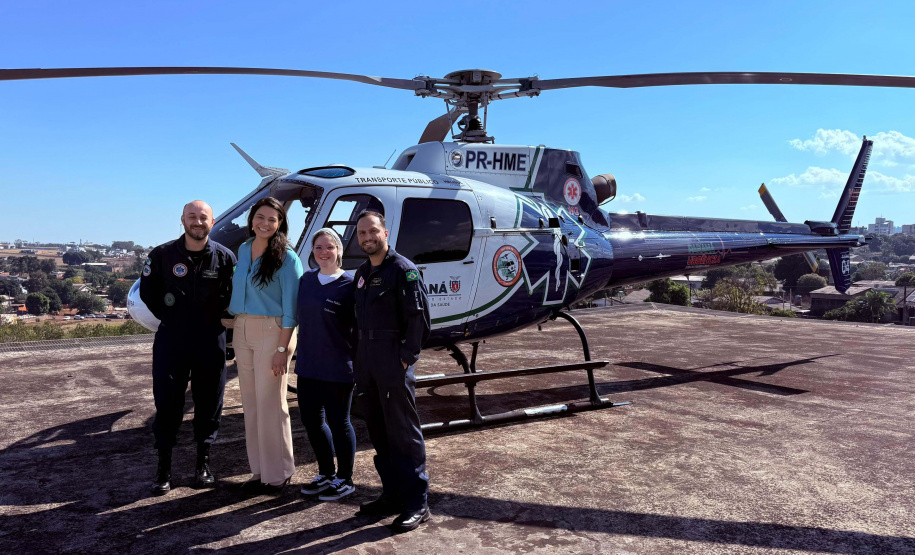Com estrutura reforçada, hospital do Oeste salva vida de bebê após transporte aeromédico