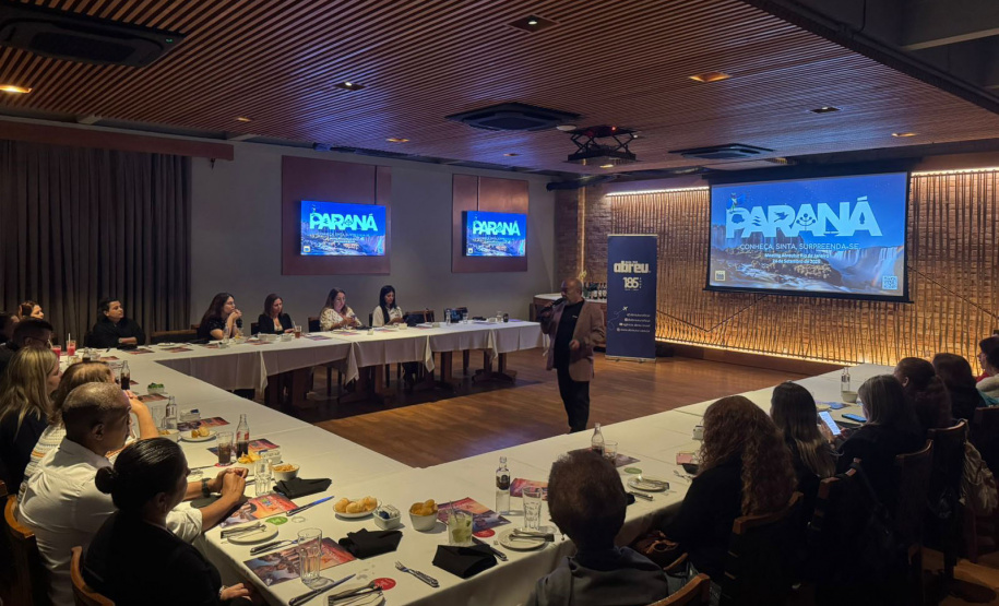 Turismo do Paraná é apresentado a mais 40 agentes de viagens do Rio de Janeiro