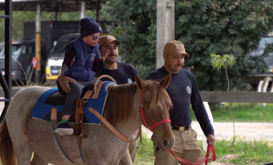 Projeto de Equoterapia da PMPR amplia atendimento com apoio da Sanepar