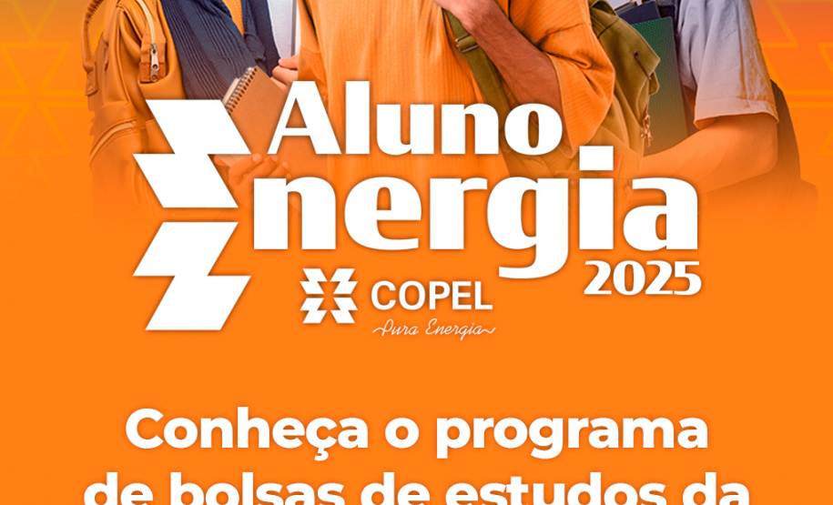 Último dia para inscrições no programa de bolsas de estudo Aluno Energia Copel