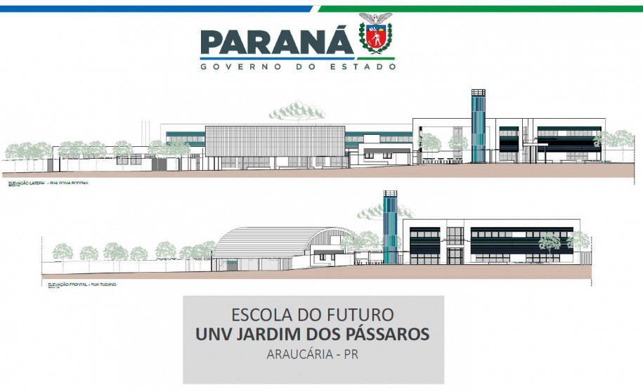 Governo do Paraná autoriza início de construção de nova escola para 1.500 alunos em Araucária