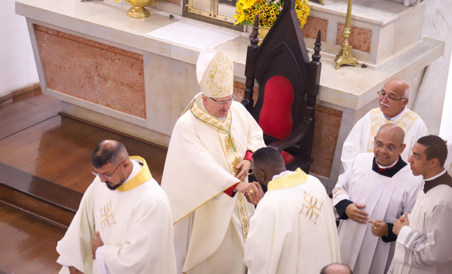 Piana participa da posse de Dom Paulo Alves Romão como bispo de Paranaguá, no Litoral