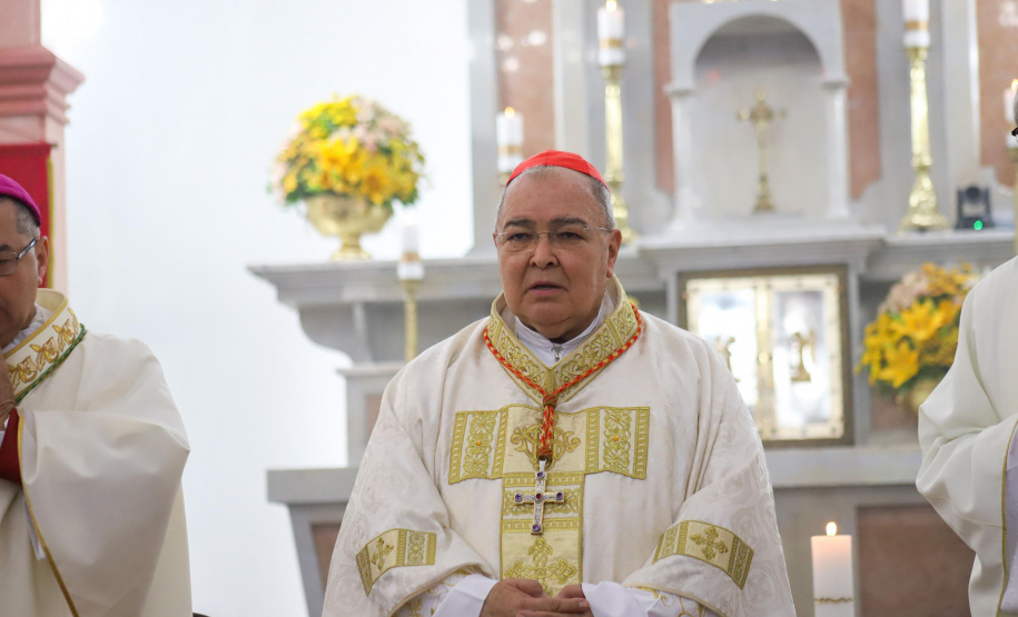 Piana participa da posse de Dom Paulo Alves Romão como bispo de Paranaguá, no Litoral