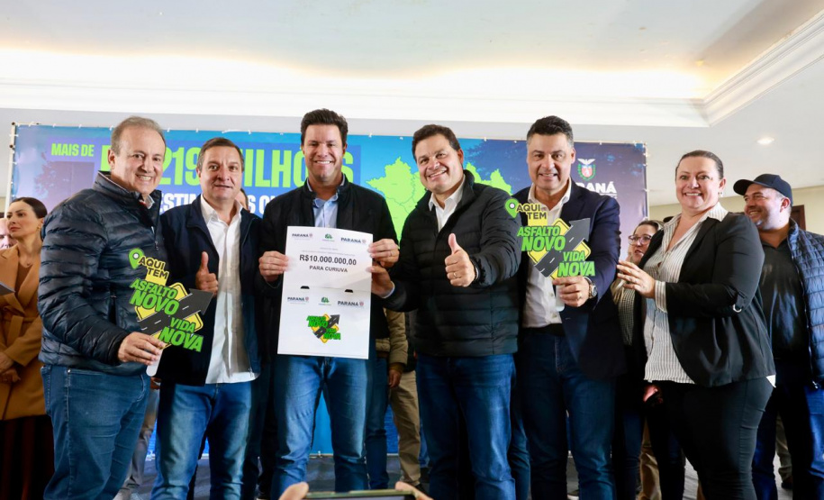 Governo do Estado autoriza investimentos de mais de R$ 200 milhões para os Campos Gerais