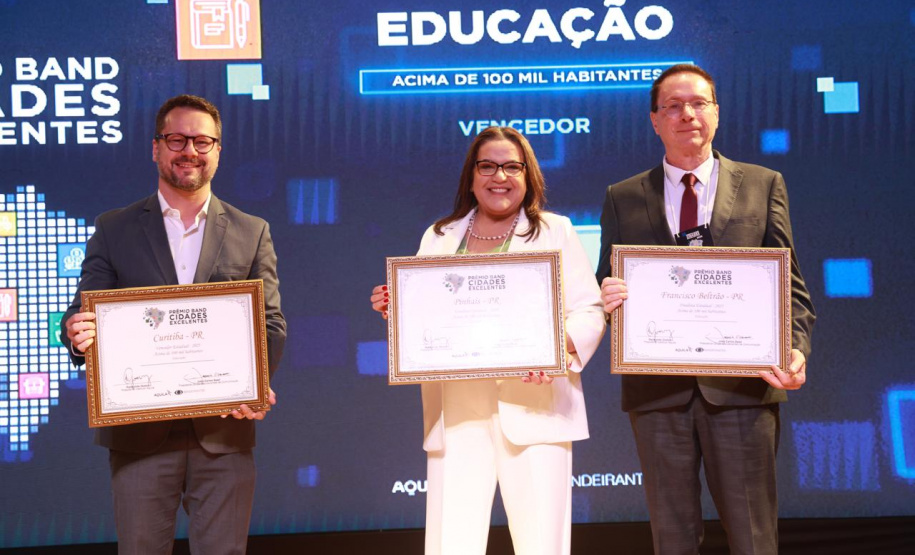 Prêmio Band Cidades Excelentes 2025 celebra boas práticas de gestão pública no Paraná