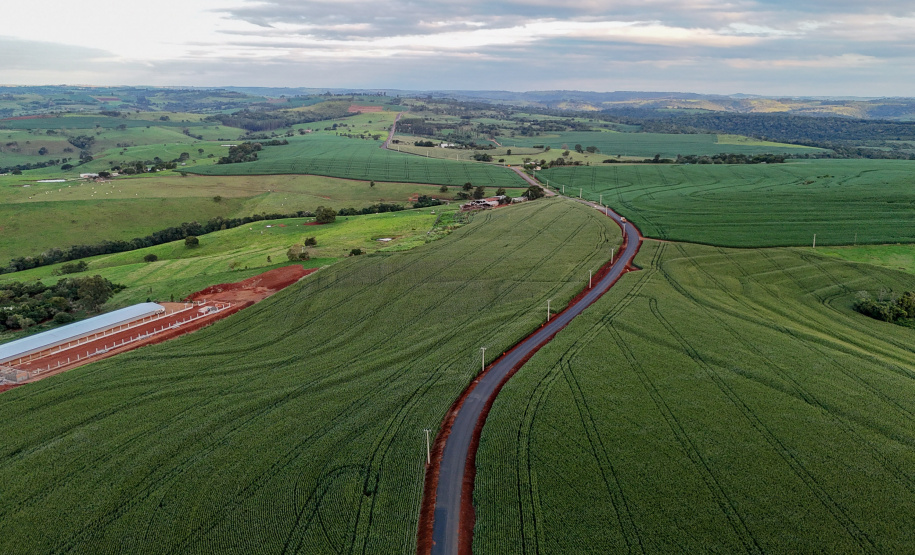 Nova estrada entre Ramilândia e Santa Helena chega a 76,32% de execução