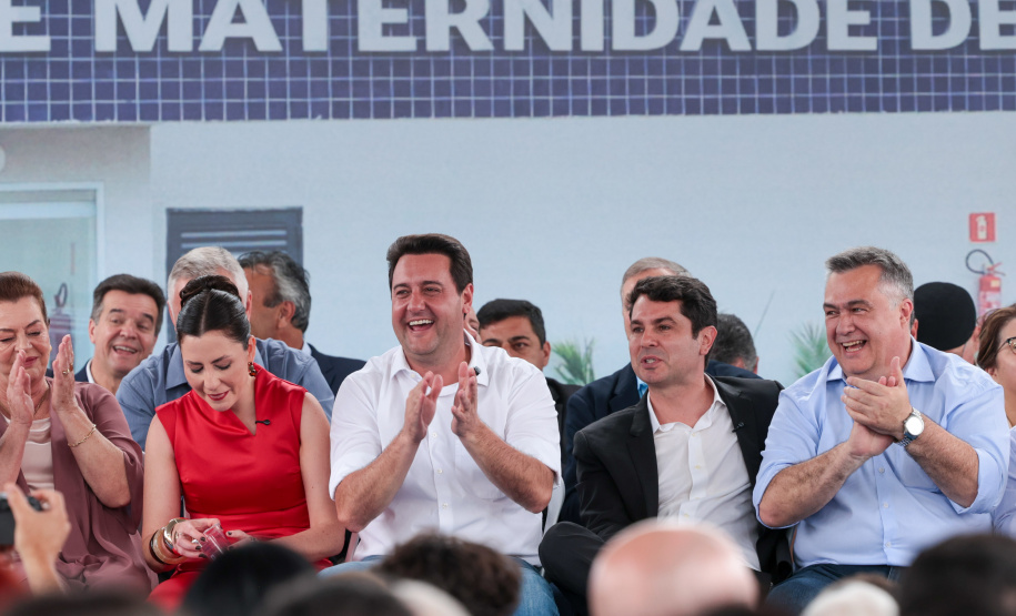 O governador Carlos Massa Ratinho Junior inaugura, nesta segunda-feira (6), o novo Hospital e Maternidade de Rio Branco do Sul. Foto: Geraldo Bubniak/AEN