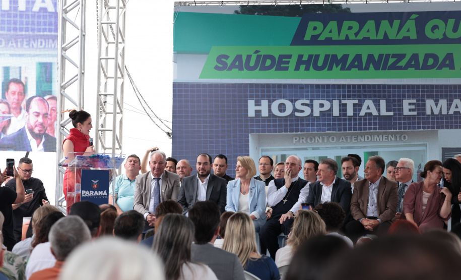 O governador Carlos Massa Ratinho Junior inaugura, nesta segunda-feira (6), o novo Hospital e Maternidade de Rio Branco do Sul. Foto: Geraldo Bubniak/AEN