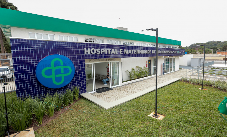 O governador Carlos Massa Ratinho Junior inaugura, nesta segunda-feira (6), o novo Hospital e Maternidade de Rio Branco do Sul. Foto: Geraldo Bubniak/AEN