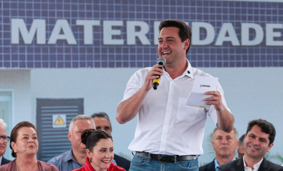 O governador Carlos Massa Ratinho Junior inaugura, nesta segunda-feira (6), o novo Hospital e Maternidade de Rio Branco do Sul. Foto: Geraldo Bubniak/AEN