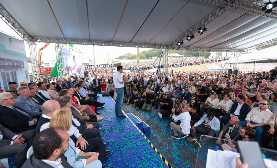 O governador Carlos Massa Ratinho Junior inaugura, nesta segunda-feira (6), o novo Hospital e Maternidade de Rio Branco do Sul. Foto: Geraldo Bubniak/AEN