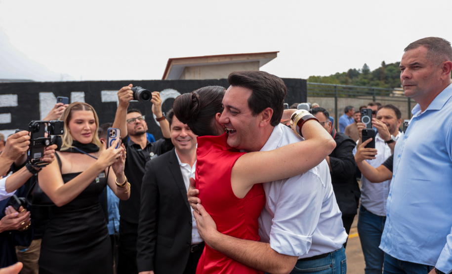 O governador Carlos Massa Ratinho Junior inaugura, nesta segunda-feira (6), o novo Hospital e Maternidade de Rio Branco do Sul. Foto: Geraldo Bubniak/AEN
