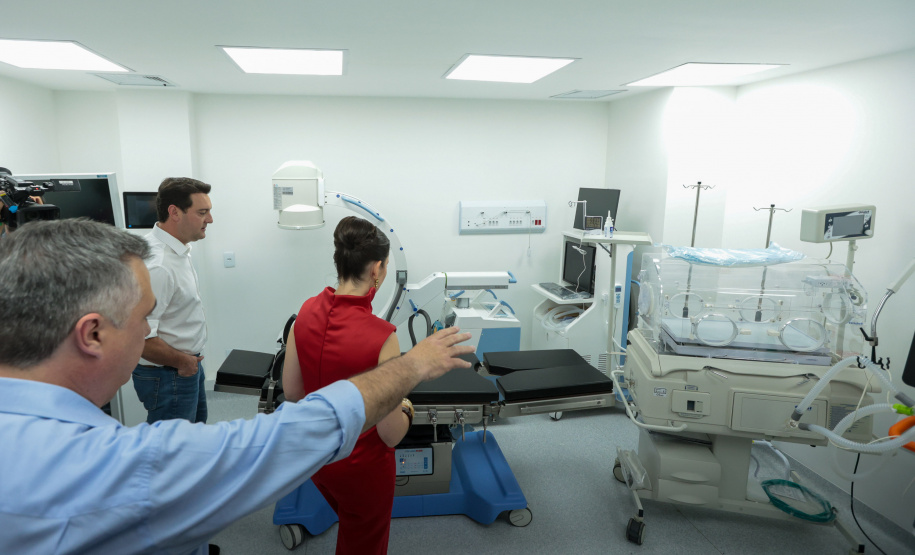 O governador Carlos Massa Ratinho Junior inaugura, nesta segunda-feira (6), o novo Hospital e Maternidade de Rio Branco do Sul. Foto: Geraldo Bubniak/AEN