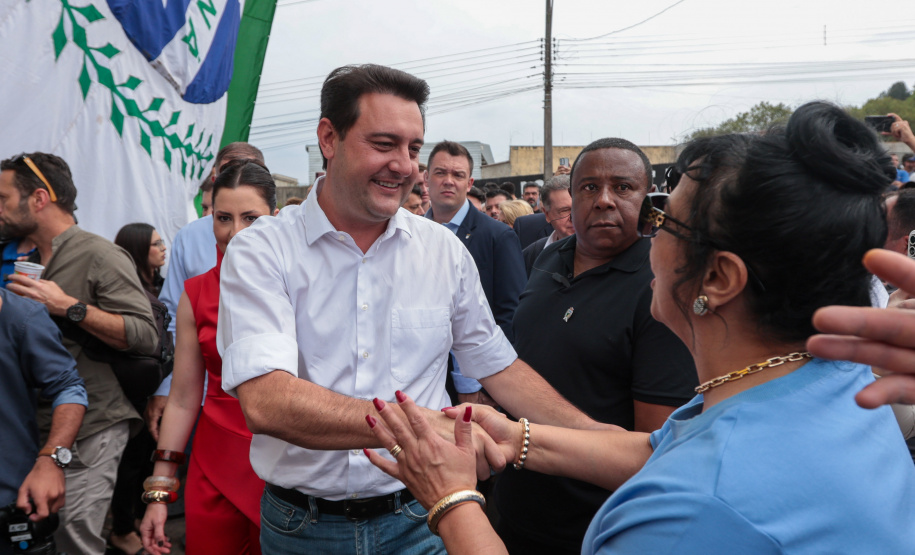 O governador Carlos Massa Ratinho Junior inaugura, nesta segunda-feira (6), o novo Hospital e Maternidade de Rio Branco do Sul. Foto: Geraldo Bubniak/AEN