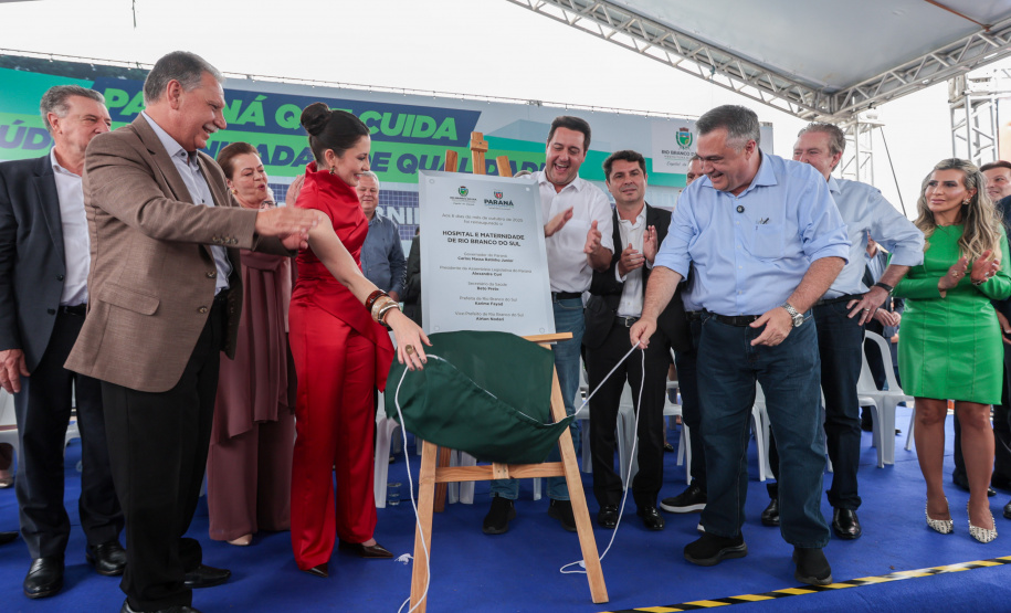 O governador Carlos Massa Ratinho Junior inaugura, nesta segunda-feira (6), o novo Hospital e Maternidade de Rio Branco do Sul. Foto: Geraldo Bubniak/AEN