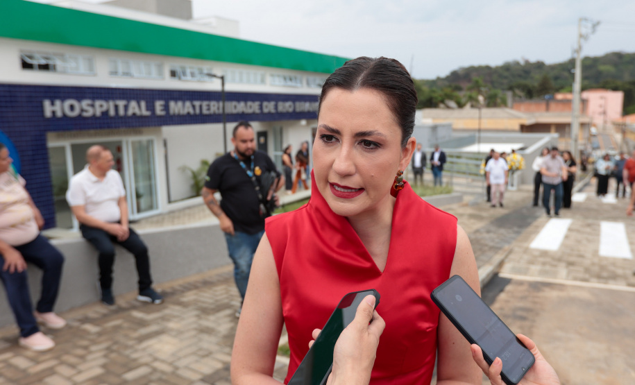 O governador Carlos Massa Ratinho Junior inaugura, nesta segunda-feira (6), o novo Hospital e Maternidade de Rio Branco do Sul. Foto: Geraldo Bubniak/AEN