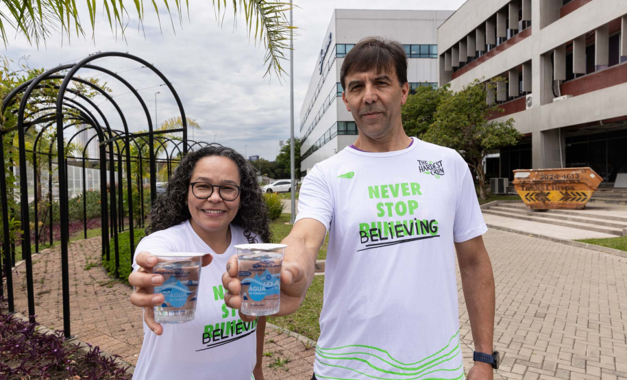 The Hardest Run  48 mil copos de água da Sanepar vão hidratar 16,2 mil corredores solidários em Curitiba