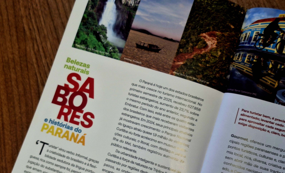 Guia exalta atrativos e 30 restaurantes premiados pelo Viaje Paraná no Prêmio Bom Gourmet