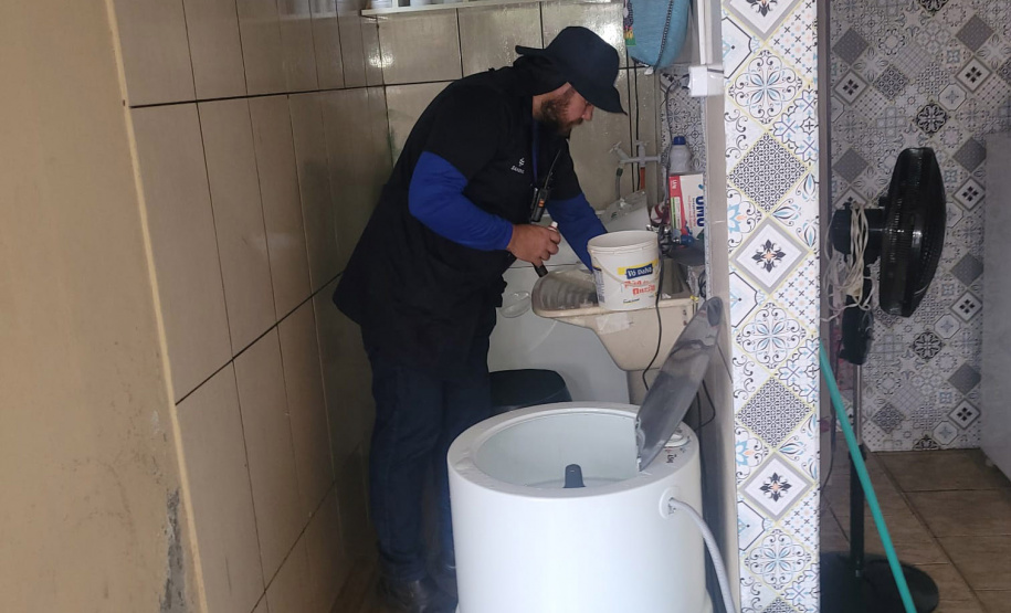 Sanepar realiza vistorias técnicas no distrito de Floriano, em Maringá