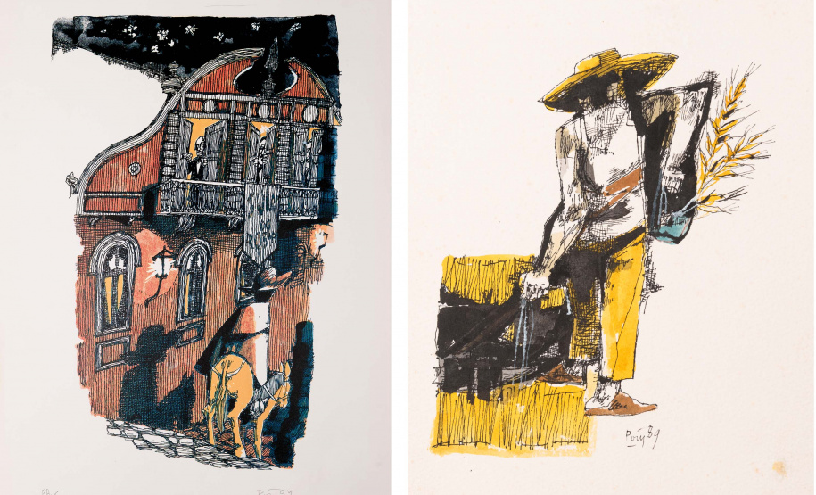 MON realiza exposição de obras de Poty Lazzarotto na Assembleia Legislativa do Paraná