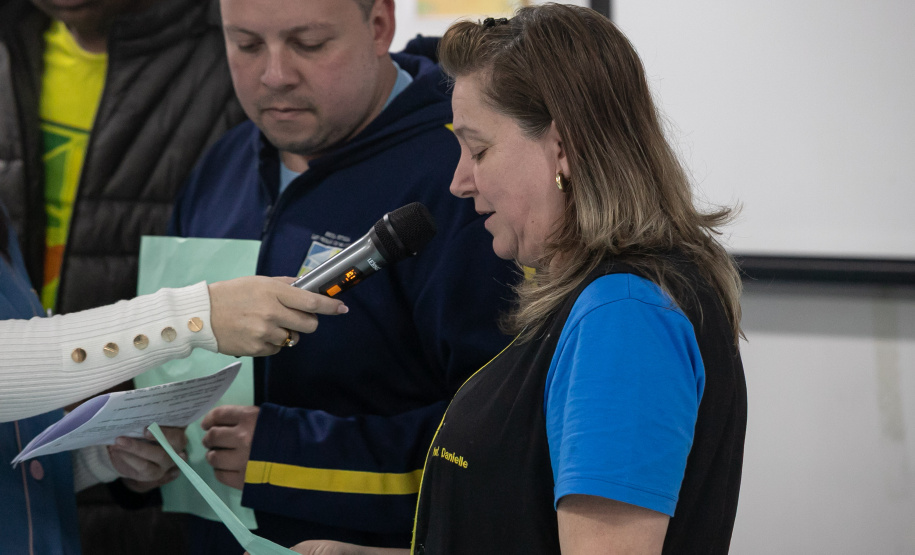 Curitiba, 14 de outubro de 2025 - Atividades da Semana de Redução de Riscos e Desastres do Brigadas Escolares na Escola Lucy Requião.