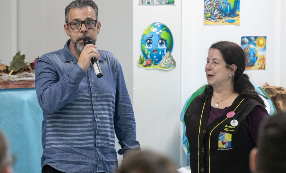 Curitiba, 14 de outubro de 2025 - Atividades da Semana de Redução de Riscos e Desastres do Brigadas Escolares na Escola Lucy Requião.