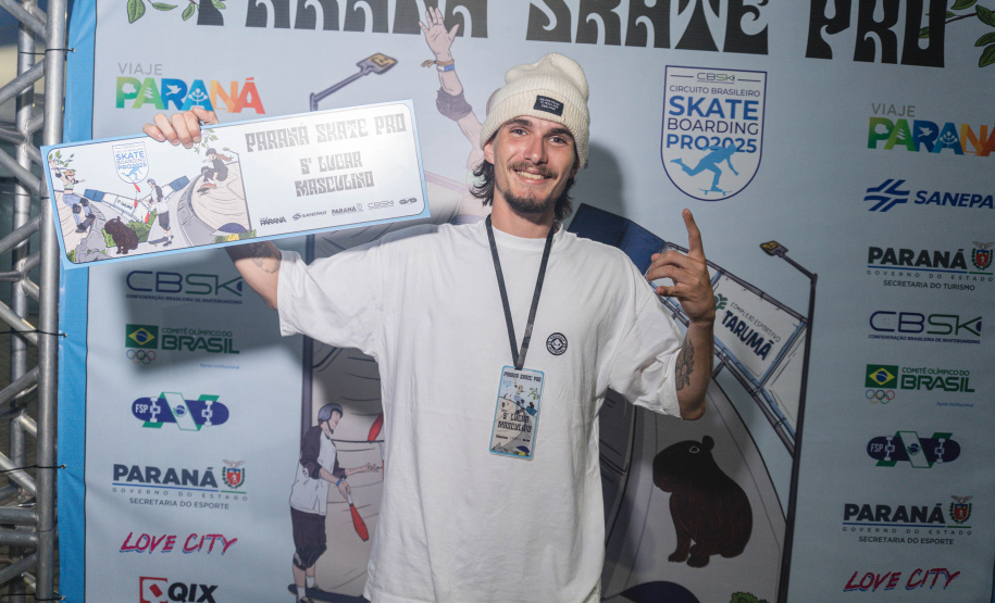Competidores do Brasil e Exterior participam do Paraná Skate Pro e movimentam turismo