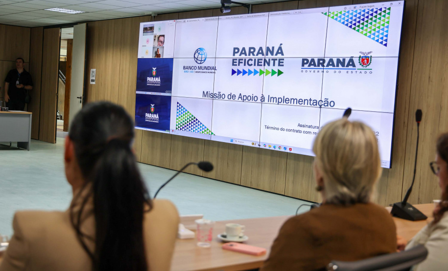 Em missão de apoio do Banco Mundial, Estado do Paraná apresenta avanços do Projeto Paraná Eficiente