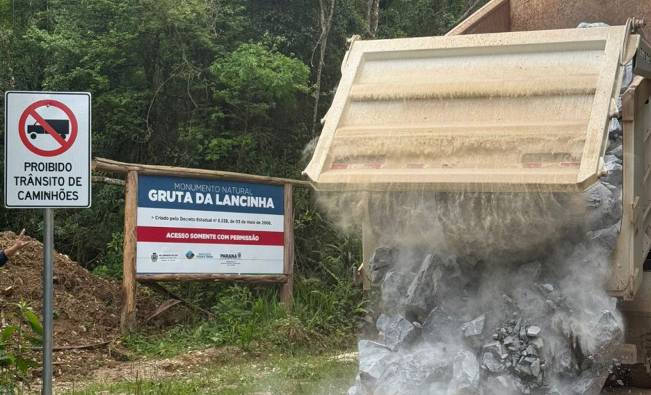 Governo do Estado avançou na proposta de reestruturação do Monumento Natural Gruta da Lancinha, em Rio Branco do Sul, na Região Metropolitana de Curitiba.