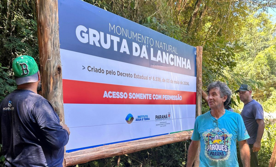 Governo do Estado avançou na proposta de reestruturação do Monumento Natural Gruta da Lancinha, em Rio Branco do Sul, na Região Metropolitana de Curitiba.
