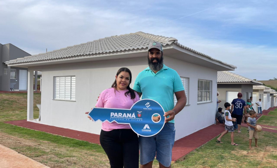 Com recursos do Estado, Cohapar entrega novo residencial no município de Quinta do Sol
