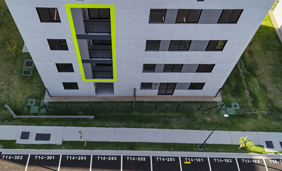 Londrina, 25 de outubro de 2024 - O governador em exercício Darci Piana inaugura residencial com 512 apartamentos dentro do programa Casa Fácil Paraná.