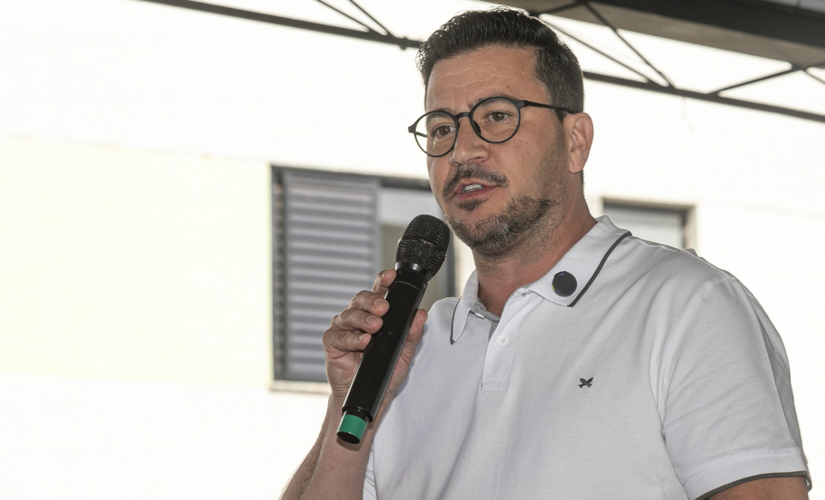 Londrina, 25 de outubro de 2024 - O governador em exercício Darci Piana inaugura residencial com 512 apartamentos dentro do programa Casa Fácil Paraná.
