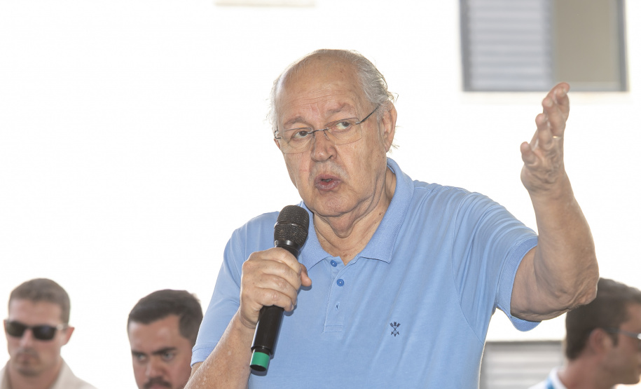 Londrina, 25 de outubro de 2024 - O governador em exercício Darci Piana inaugura residencial com 512 apartamentos dentro do programa Casa Fácil Paraná.