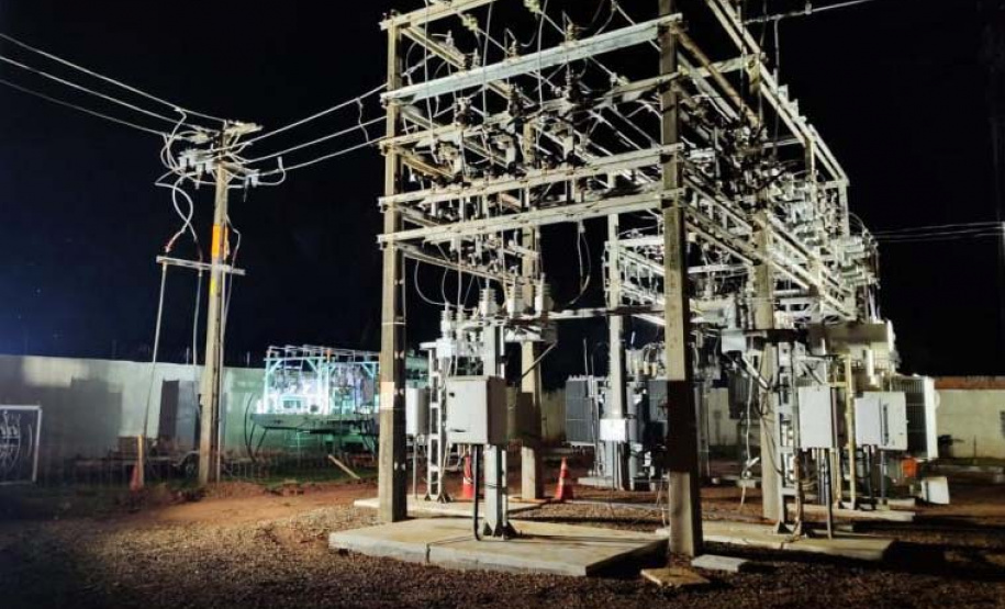 Copel investe R$ 11 milhões em obras na rede elétrica de Guaíra