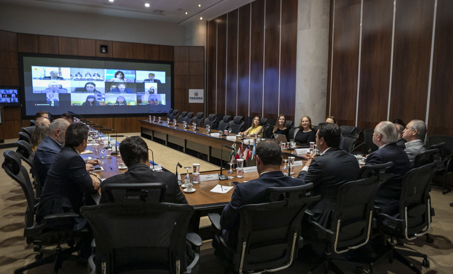Curitiba, 23 de outubro de 2025 - Sessão plenária da Zicosul (por videoconferência).